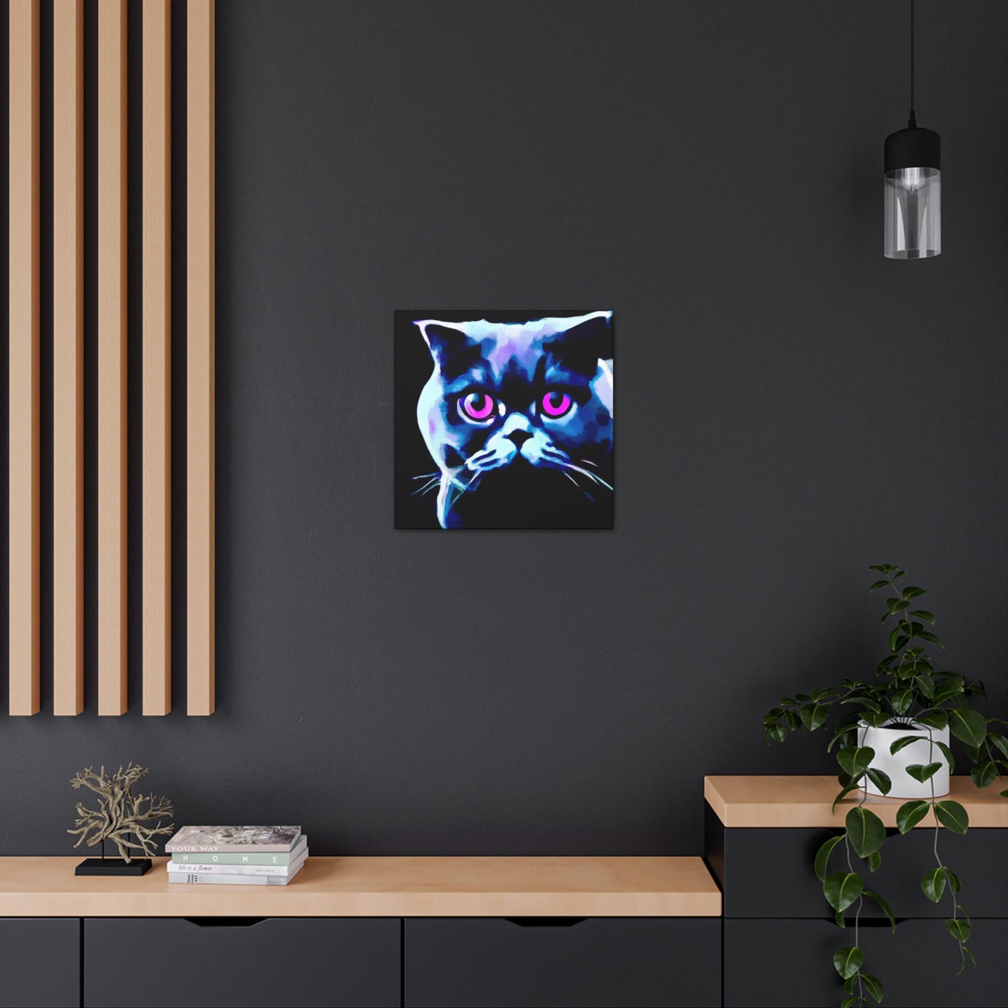 "British Shorthair Reflection" - Canvas