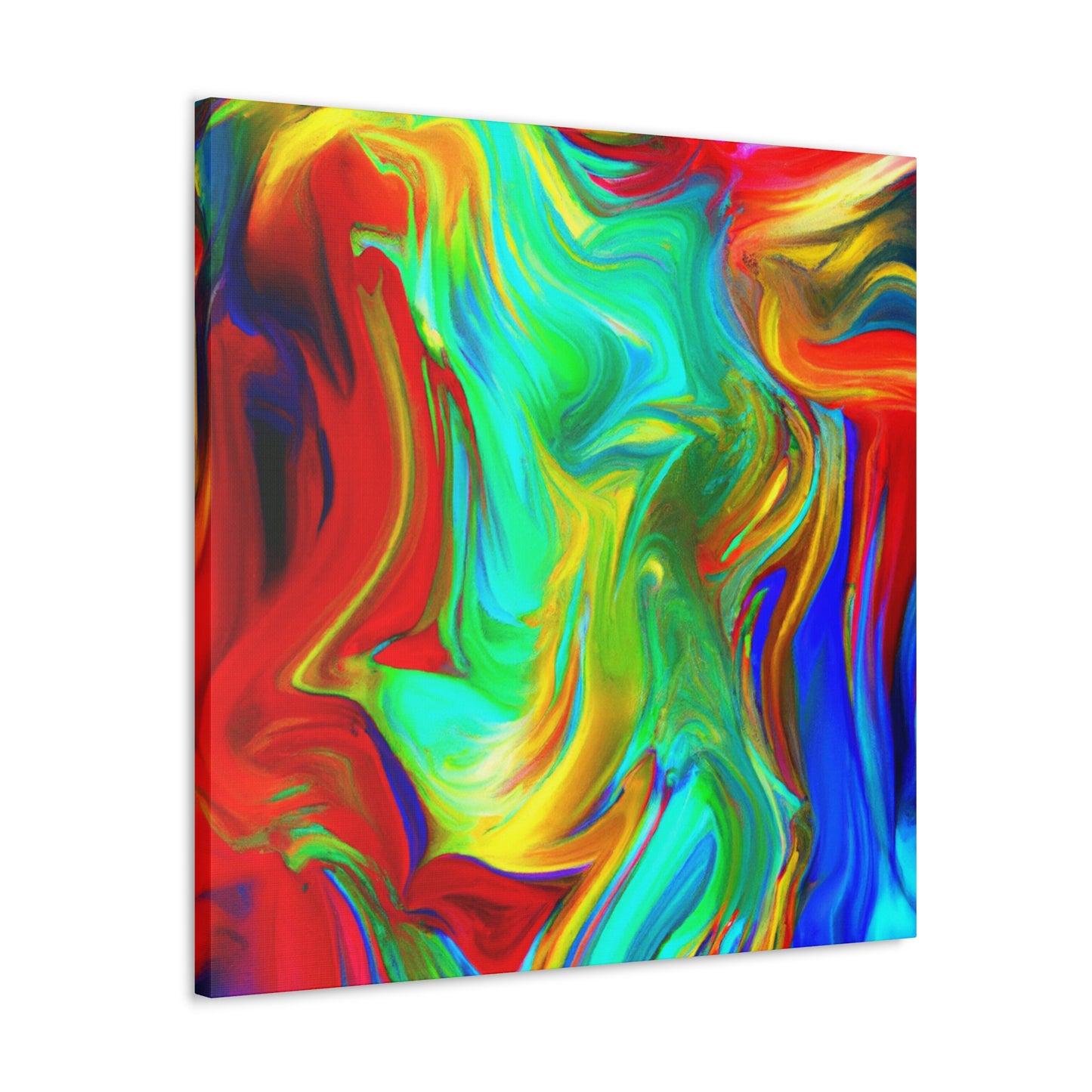 "Divine Radiant Brushstrokes" - Canvas