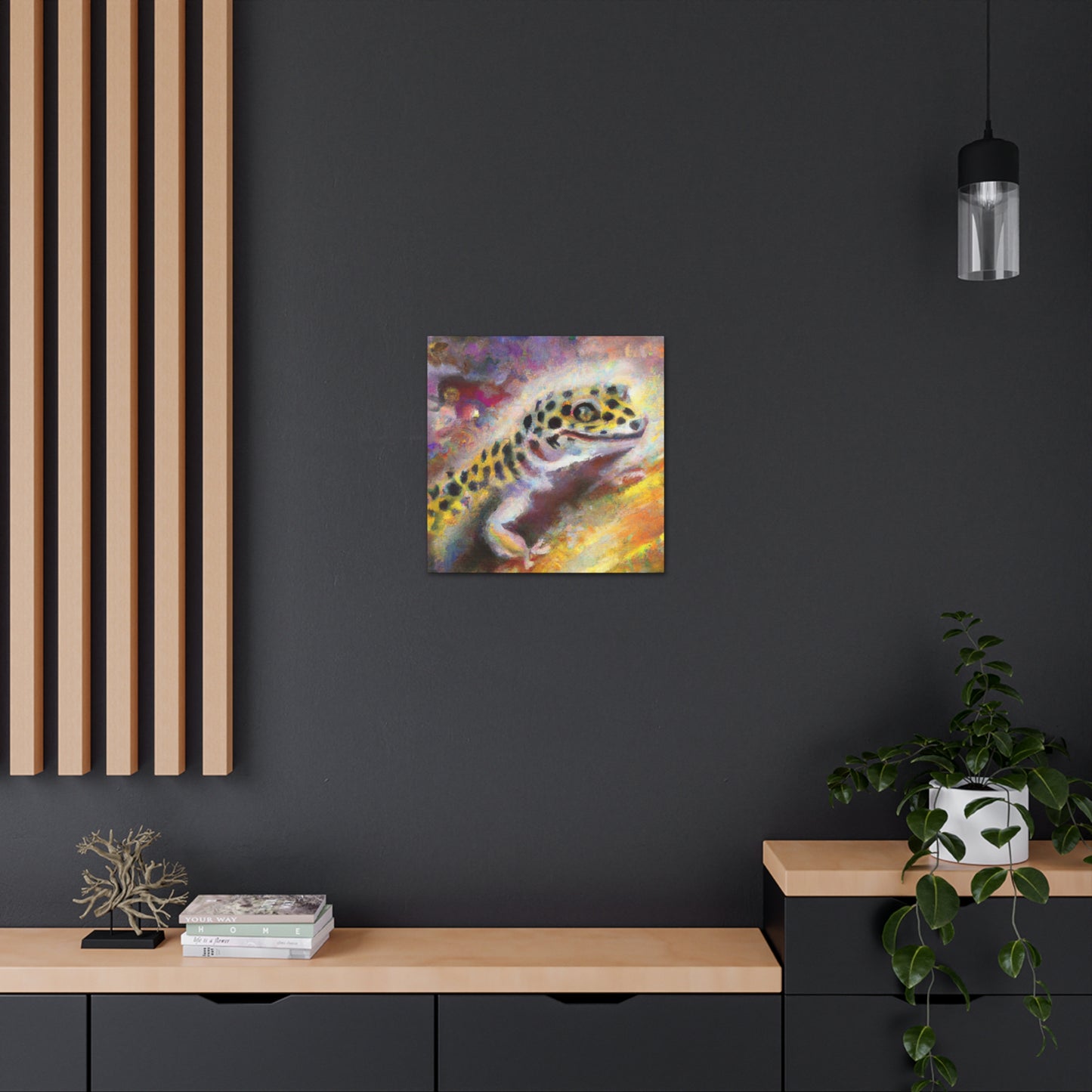 Leopard Gecko Sunrise - Canvas