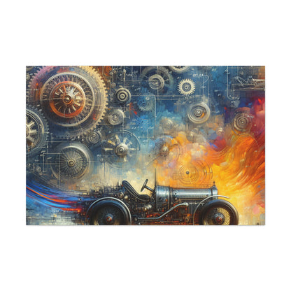 Auto Inventor's Abstract Journey - Canvas