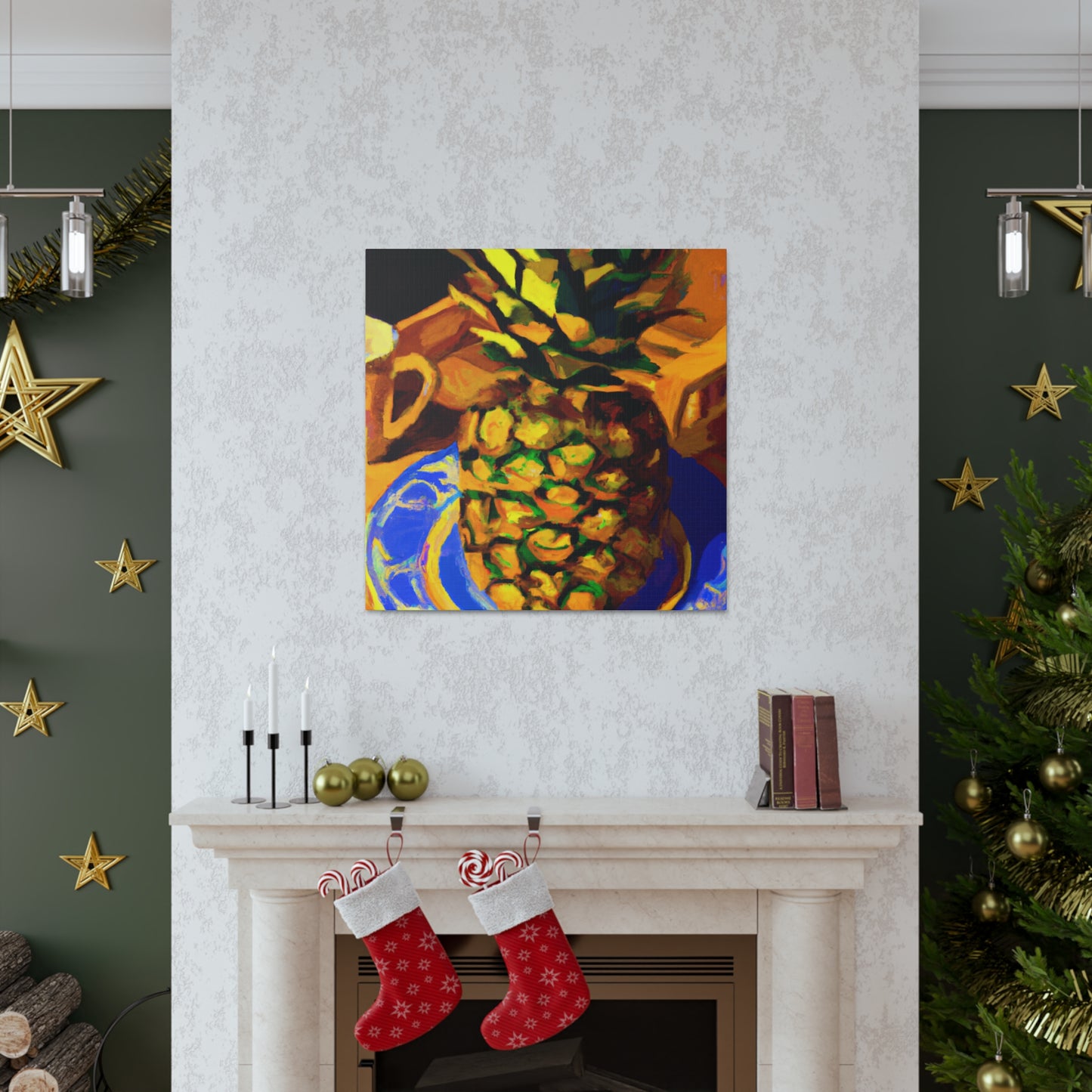 Pineapple Portrait Impression - Canvas