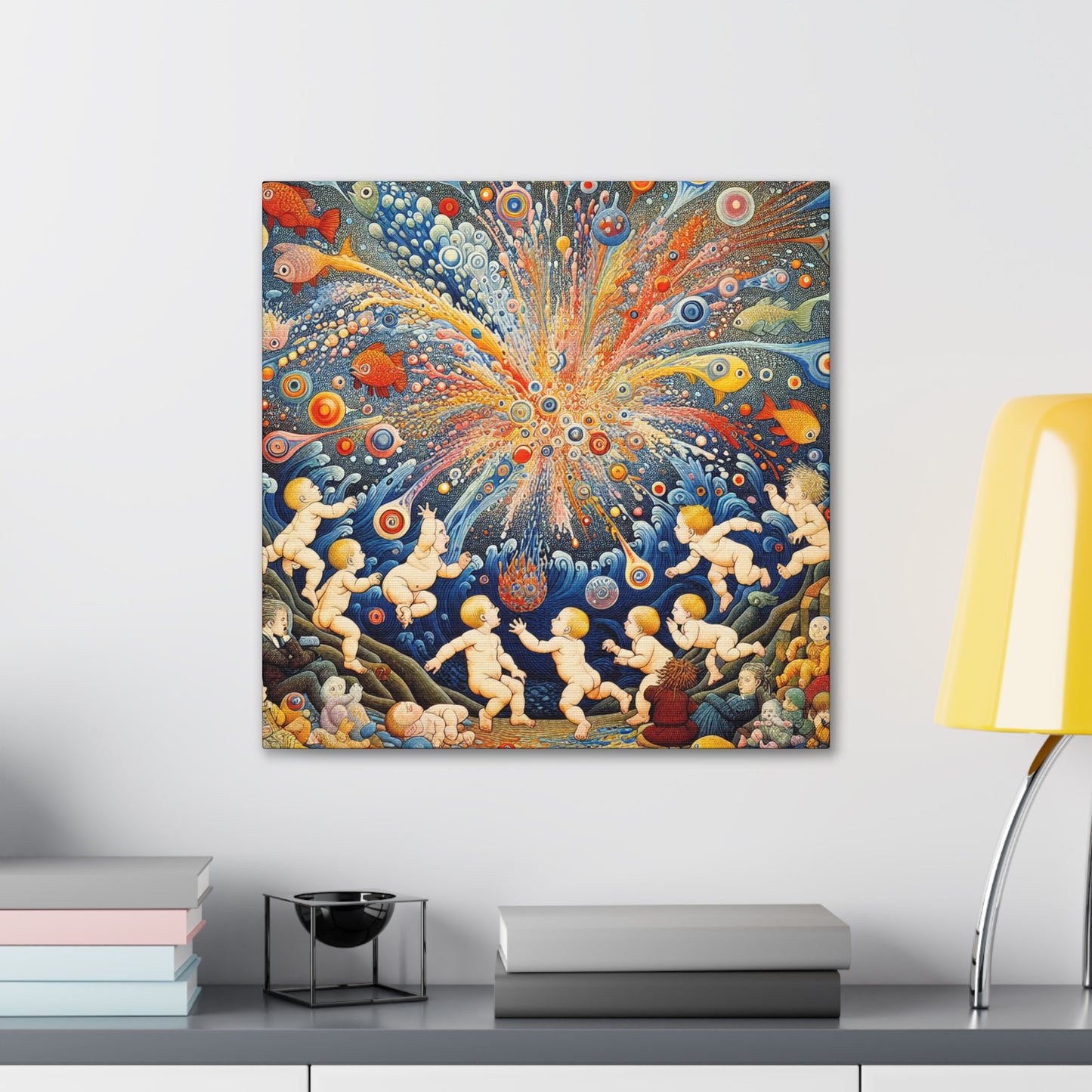 Whimsical Aquatic Wonderland - Canvas