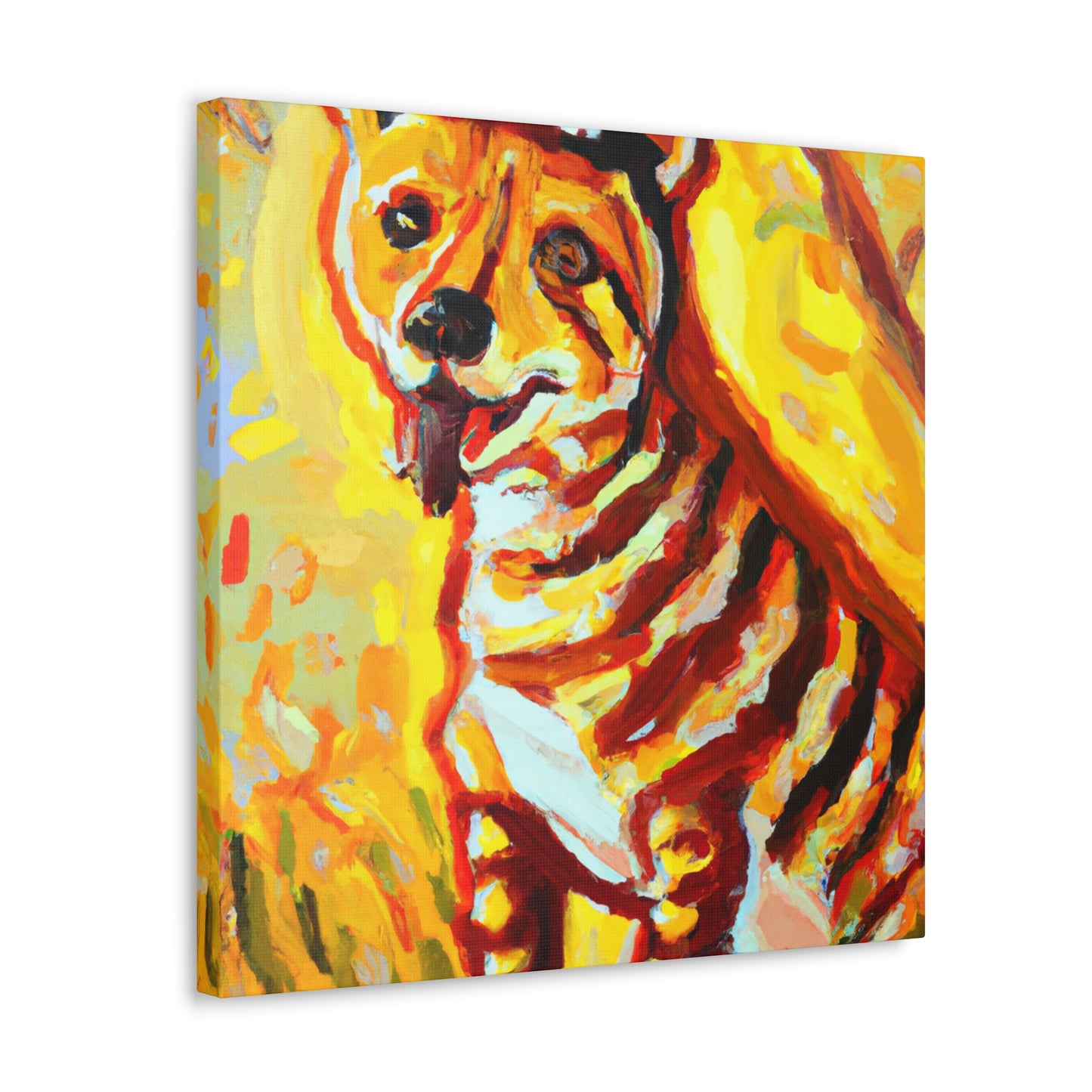 "Tasmanian Tiger Impression" - Canvas