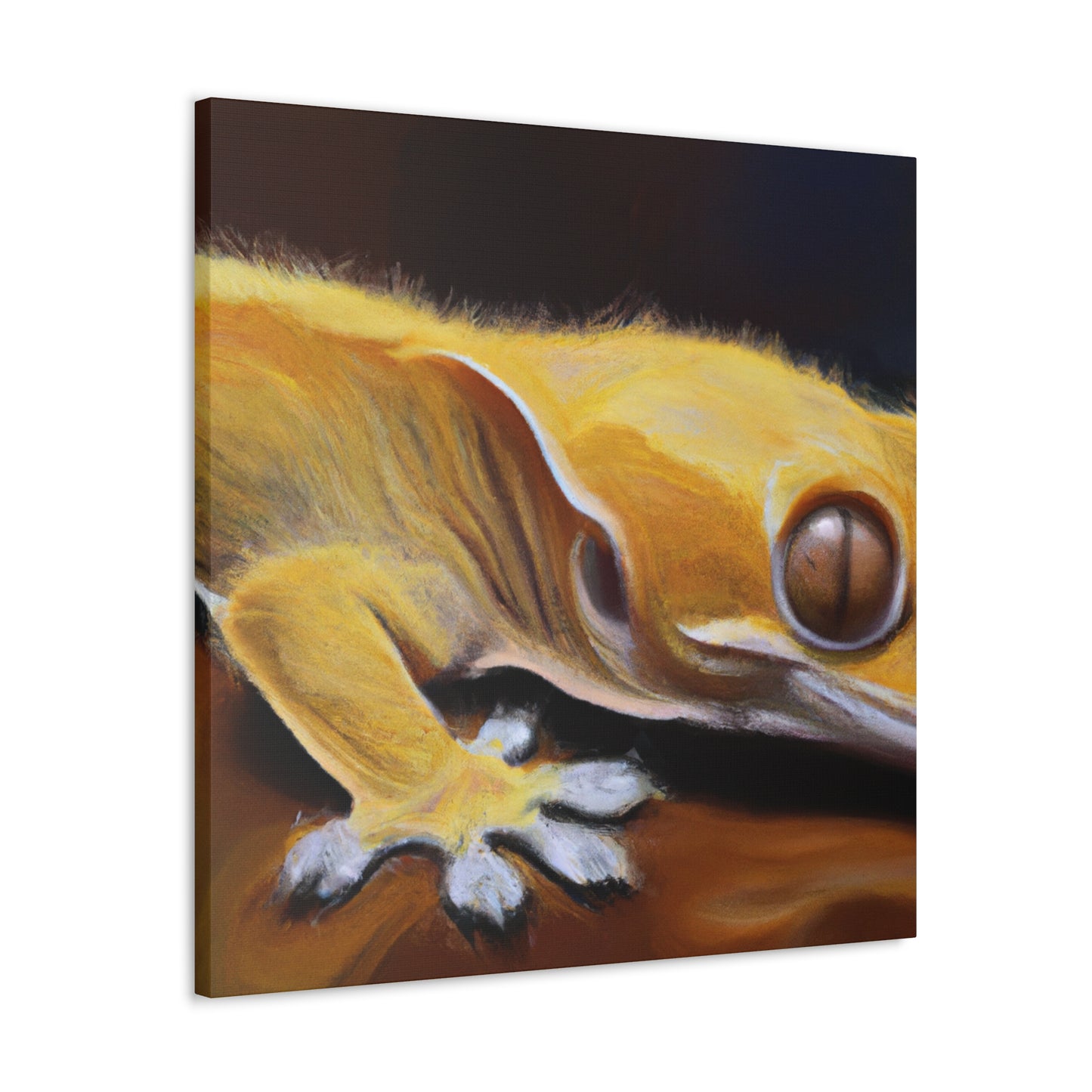 "Crested Gecko Hyperrealism" - Canvas