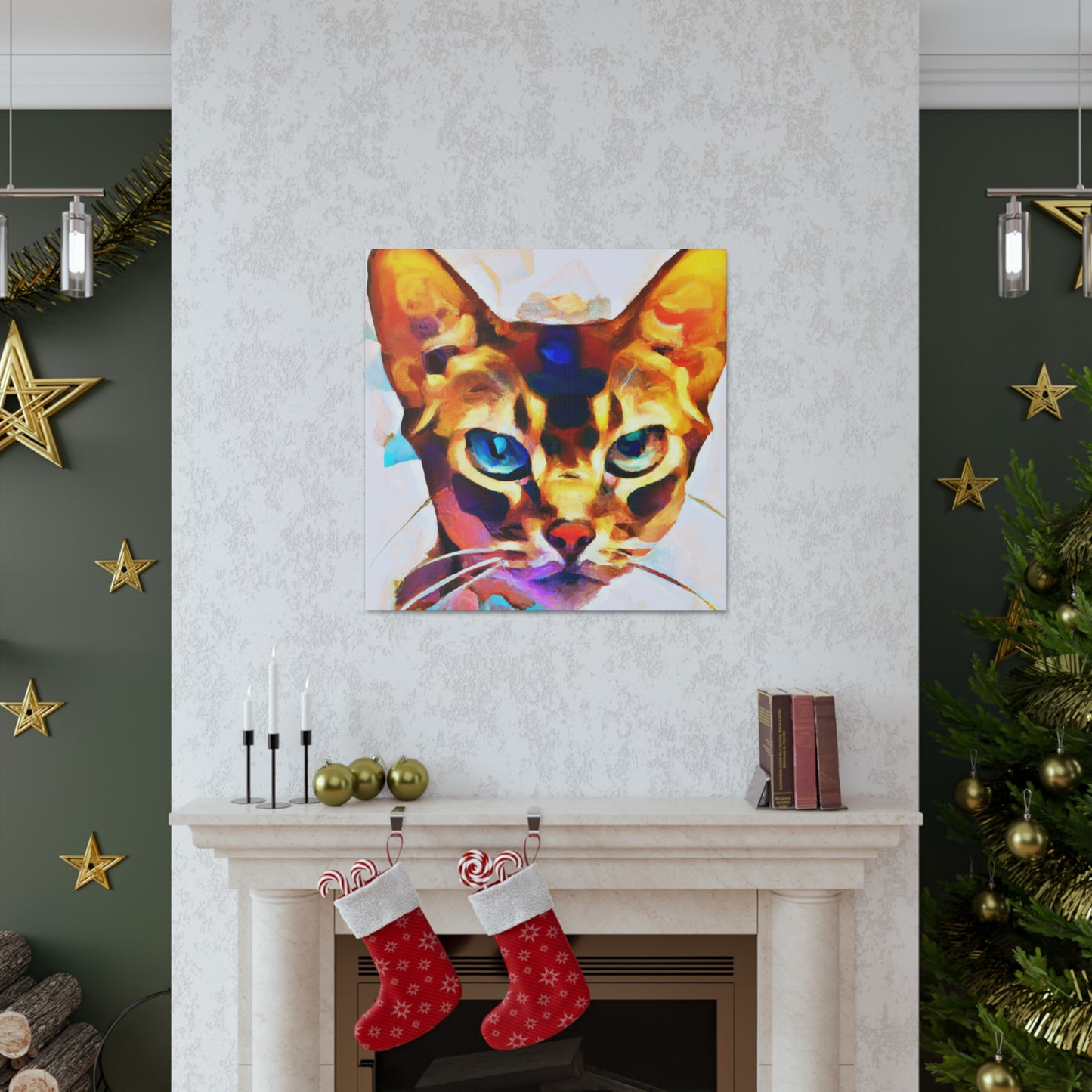 Abyssinian Beauty Rising - Canvas