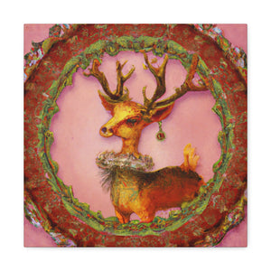 "Reindeer Reflection Rococo" - Canvas