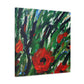 Poppies In Abstract - Canvas