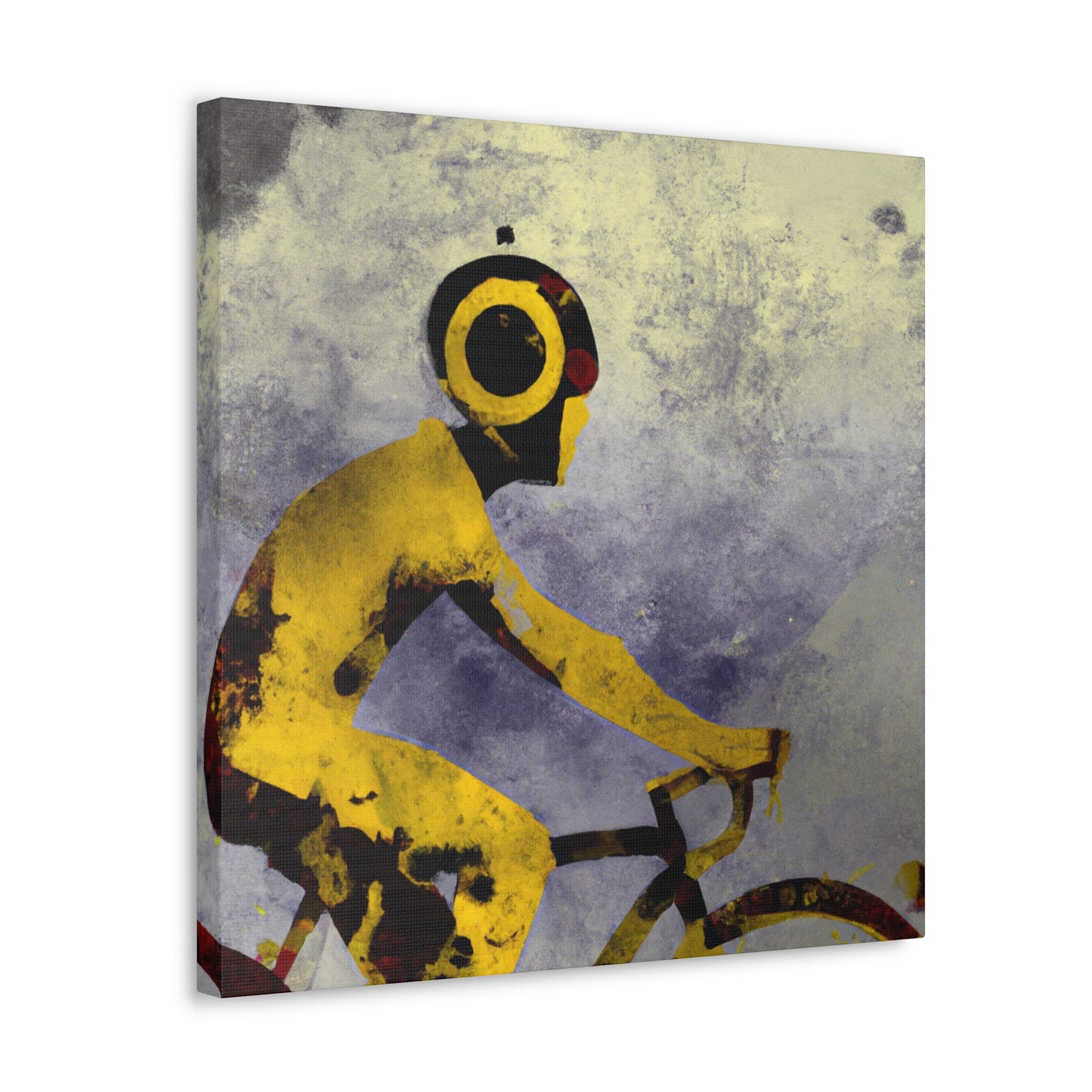 Biking Through Nature - Canvas