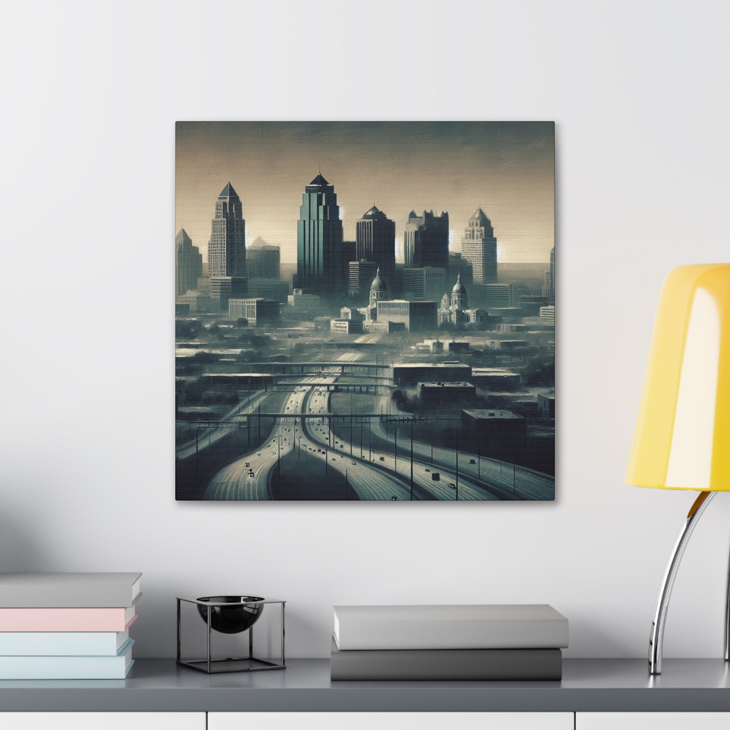 Midwest Metropolis Dreamscape - Canvas