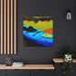 "Kayak in Moonlight Dream" - Canvas