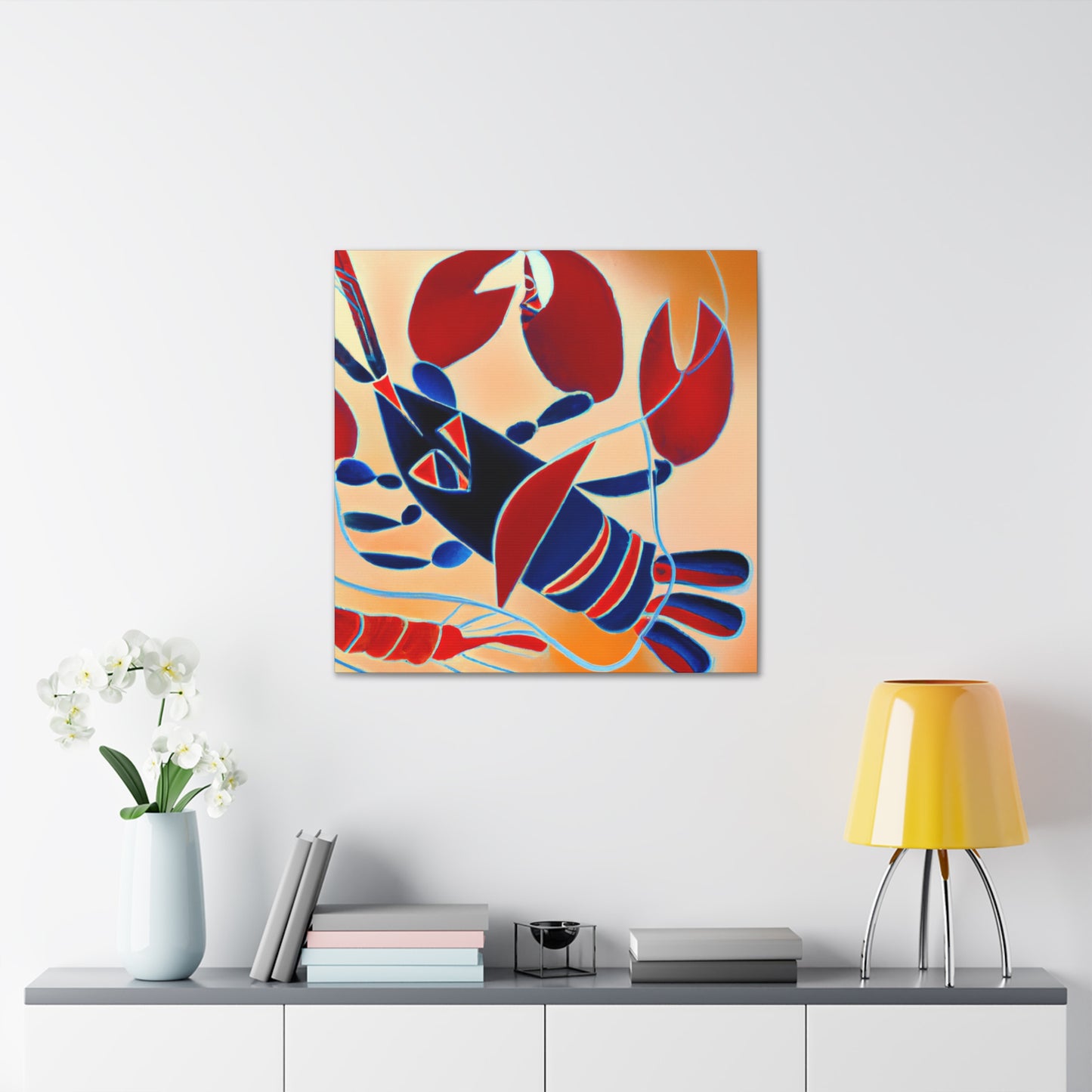 Lobster in Art Deco - Canvas