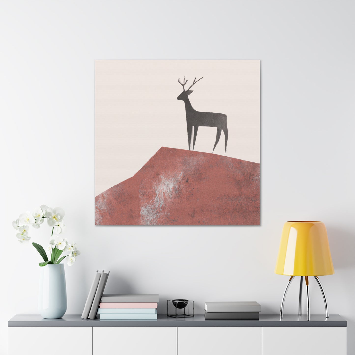 Deer in Simplicity - Canvas