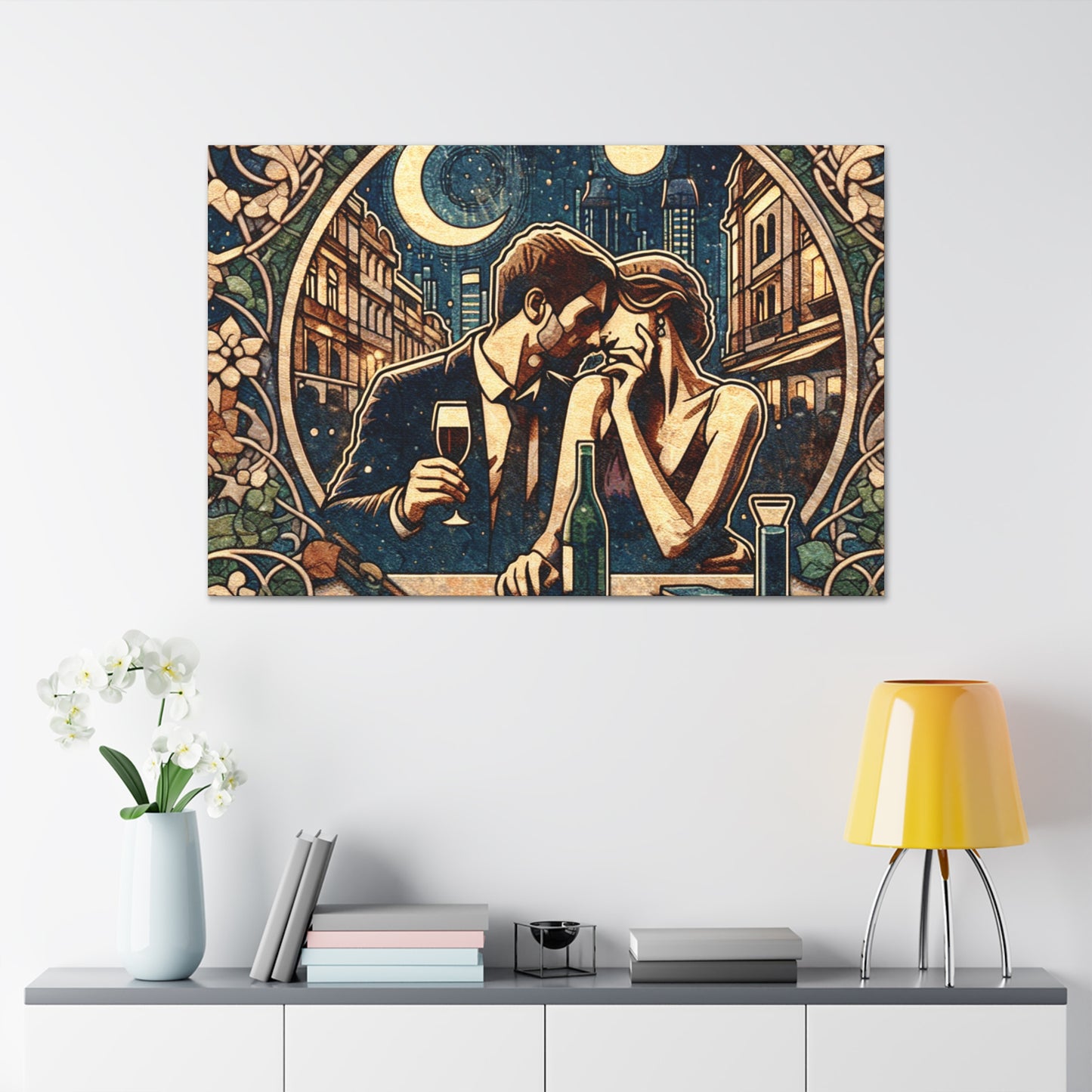 Ethereal Enchantment: Date Night - Canvas