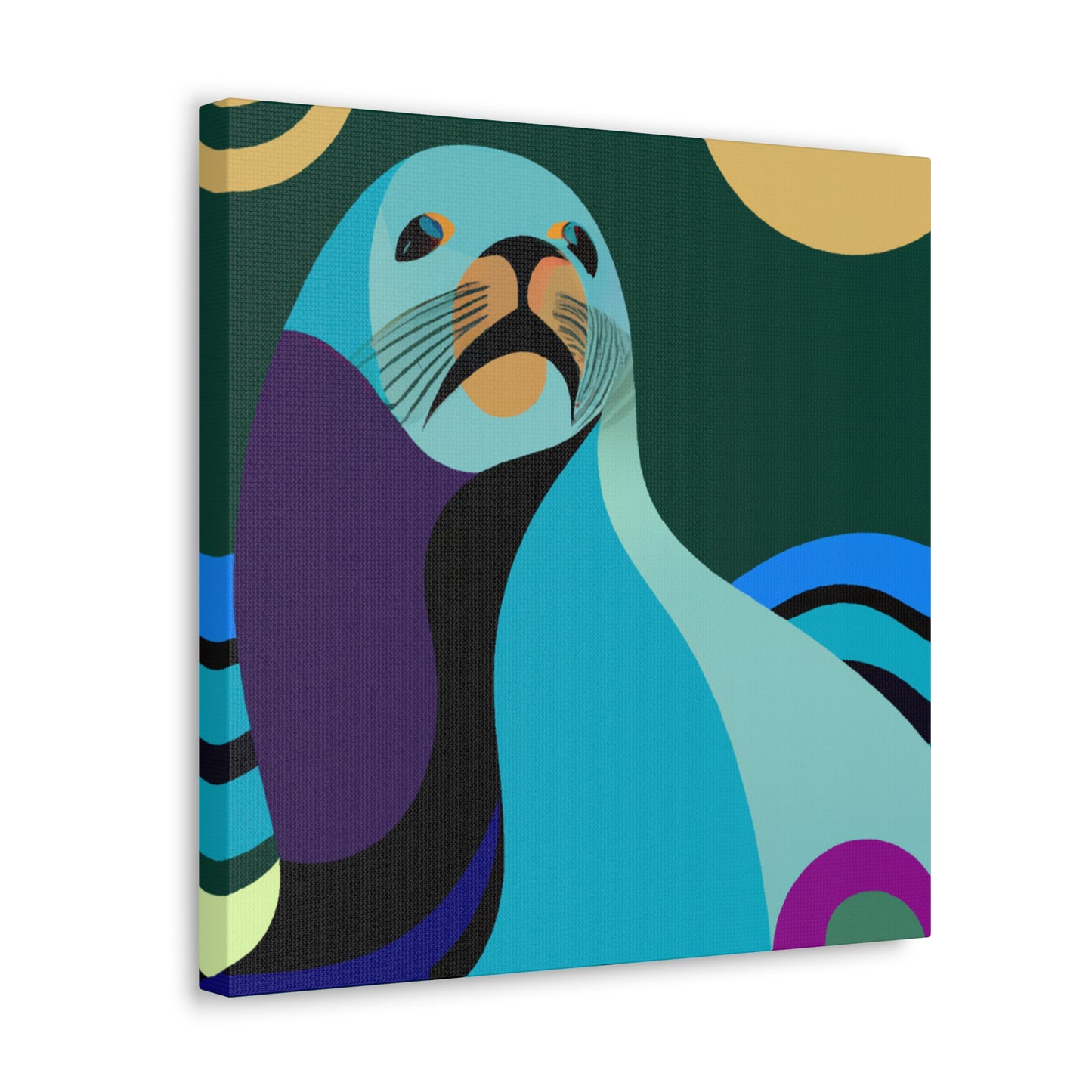 "Sea Lion in Jazz Age" - Canvas