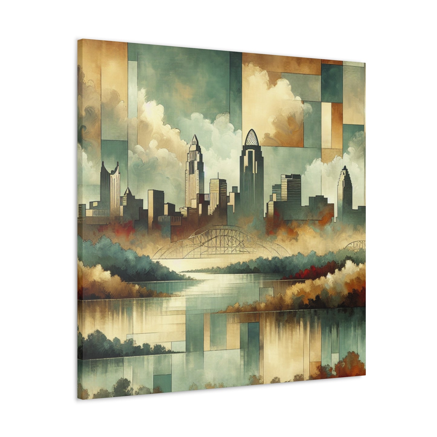 "Flourishing Queen City" - Canvas