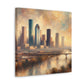 "Vibrant Houston: Renaissance Revival" - Canvas