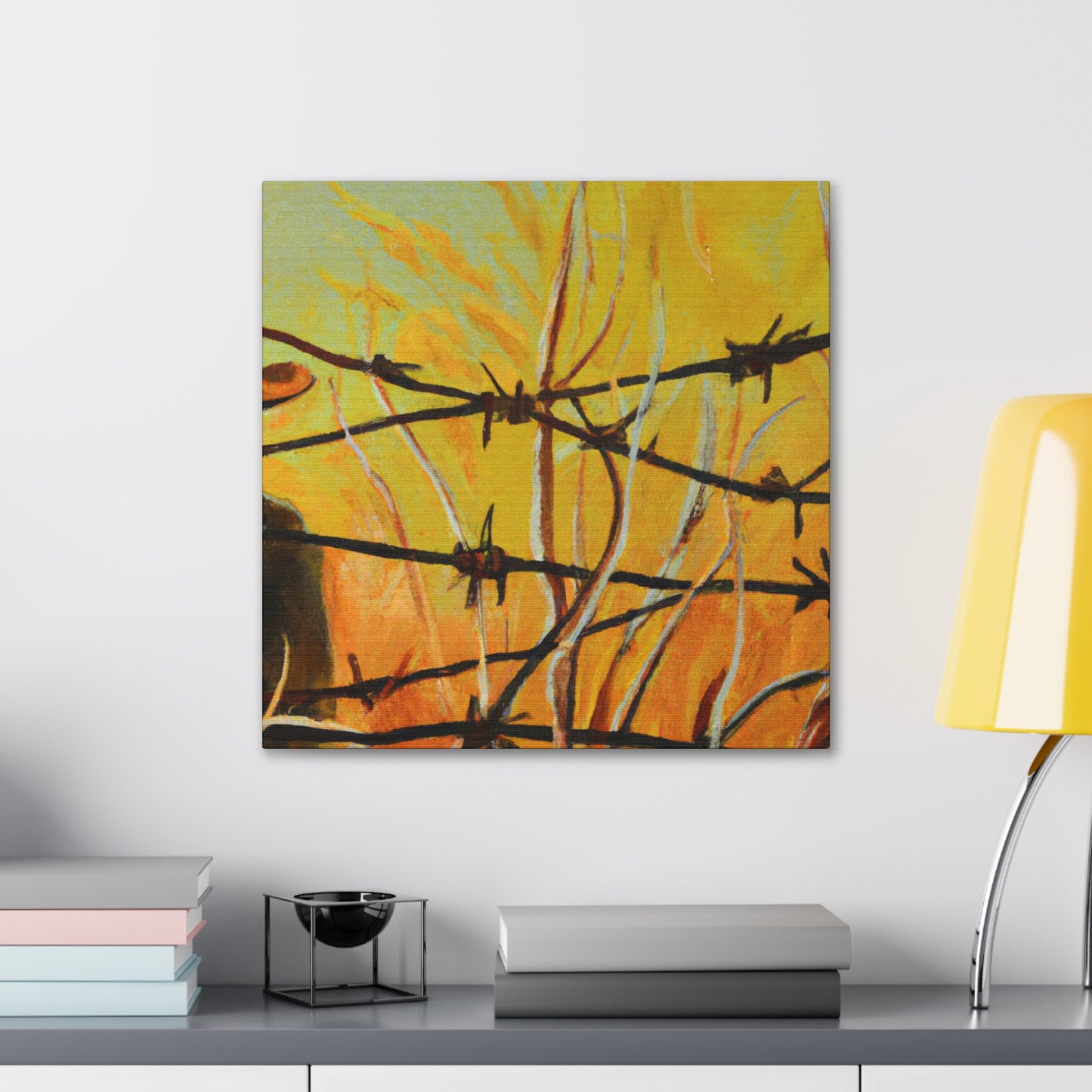 Barbed Wire Mirage - Canvas