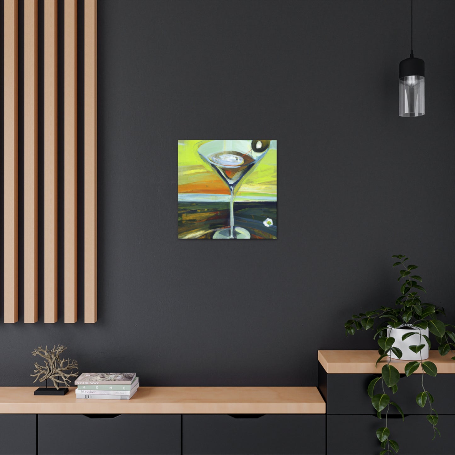 Martini Landscape Splendor - Canvas