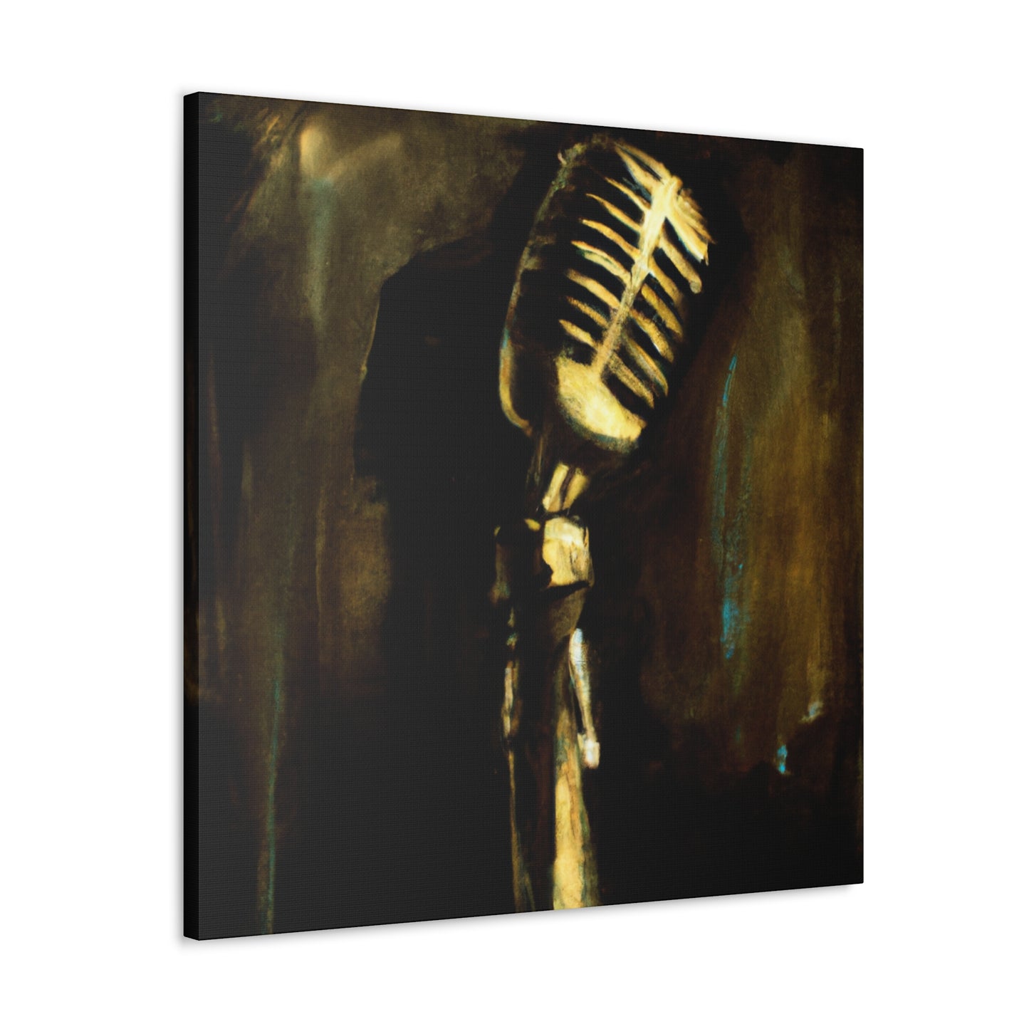 "The Musician's Microphone" - Canvas