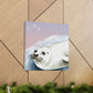 Harp Seal in Art Deco - Canvas