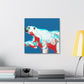 Polar Bear Minimalism - Canvas