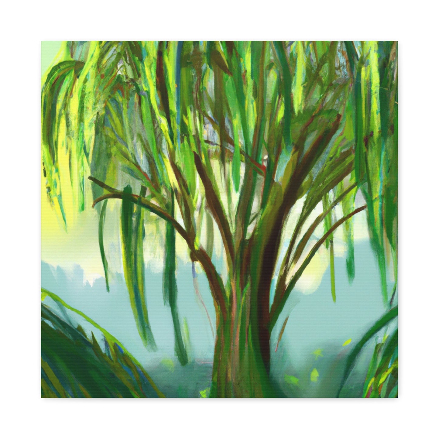 Willow Tree Reflection - Canvas