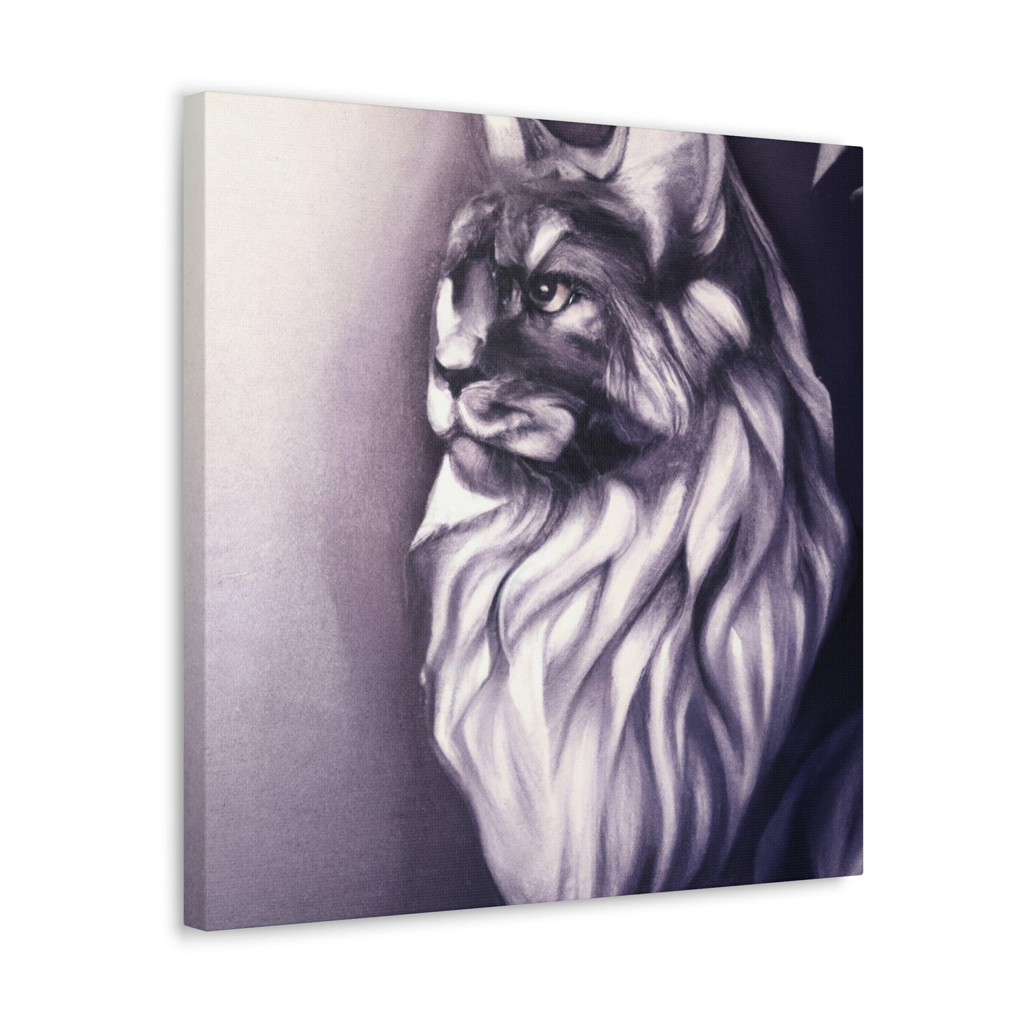 Maine Coon Reflection - Canvas