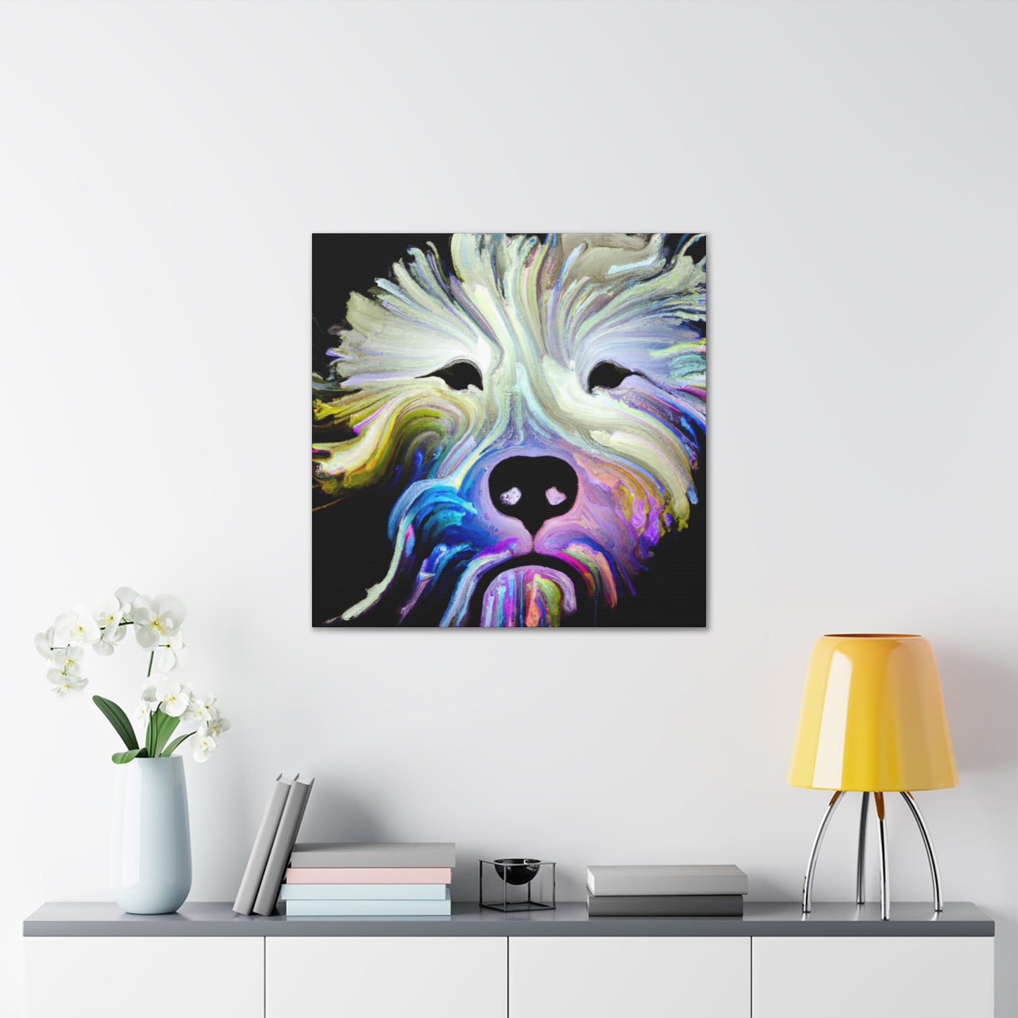 "Proud Pyrenees Portrait" - Canvas