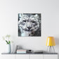 "Snow Leopard Impressionism" - Canvas