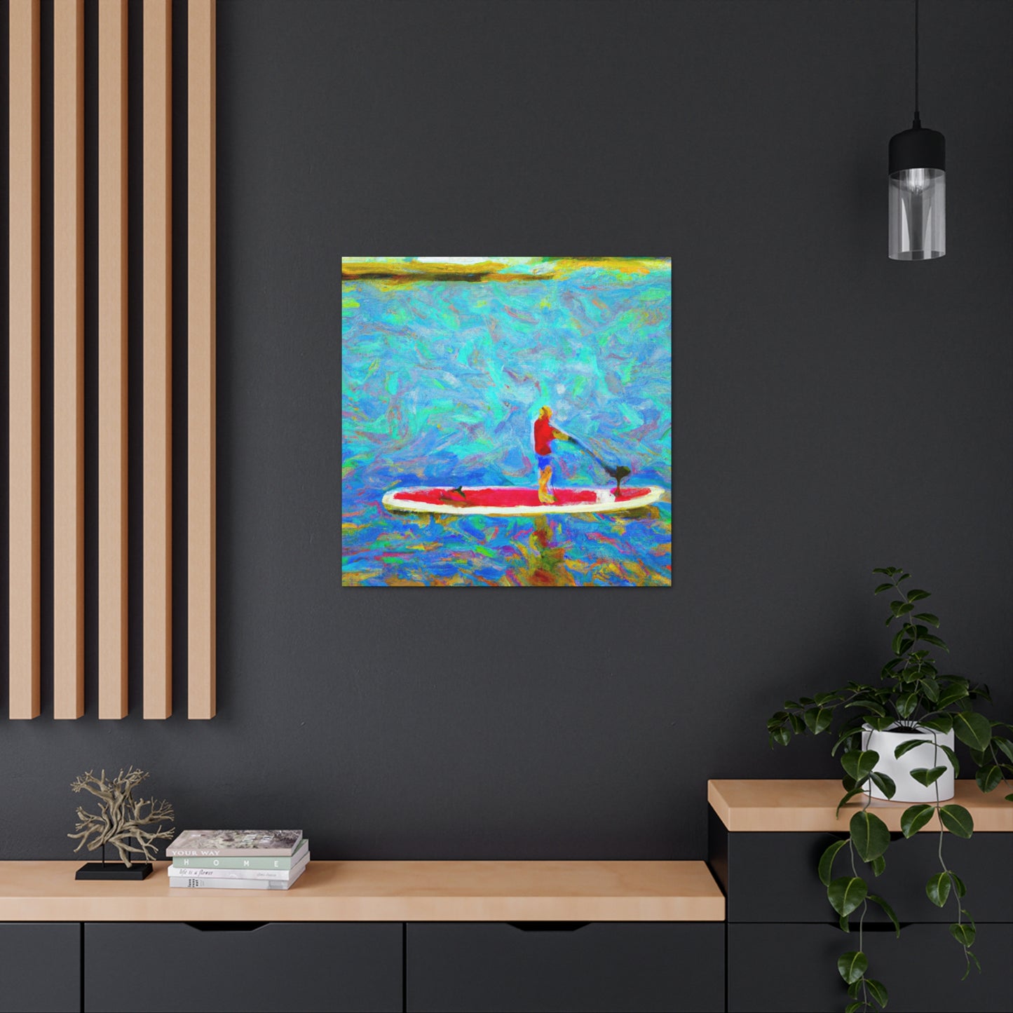 "Calm on the Paddle" - Canvas