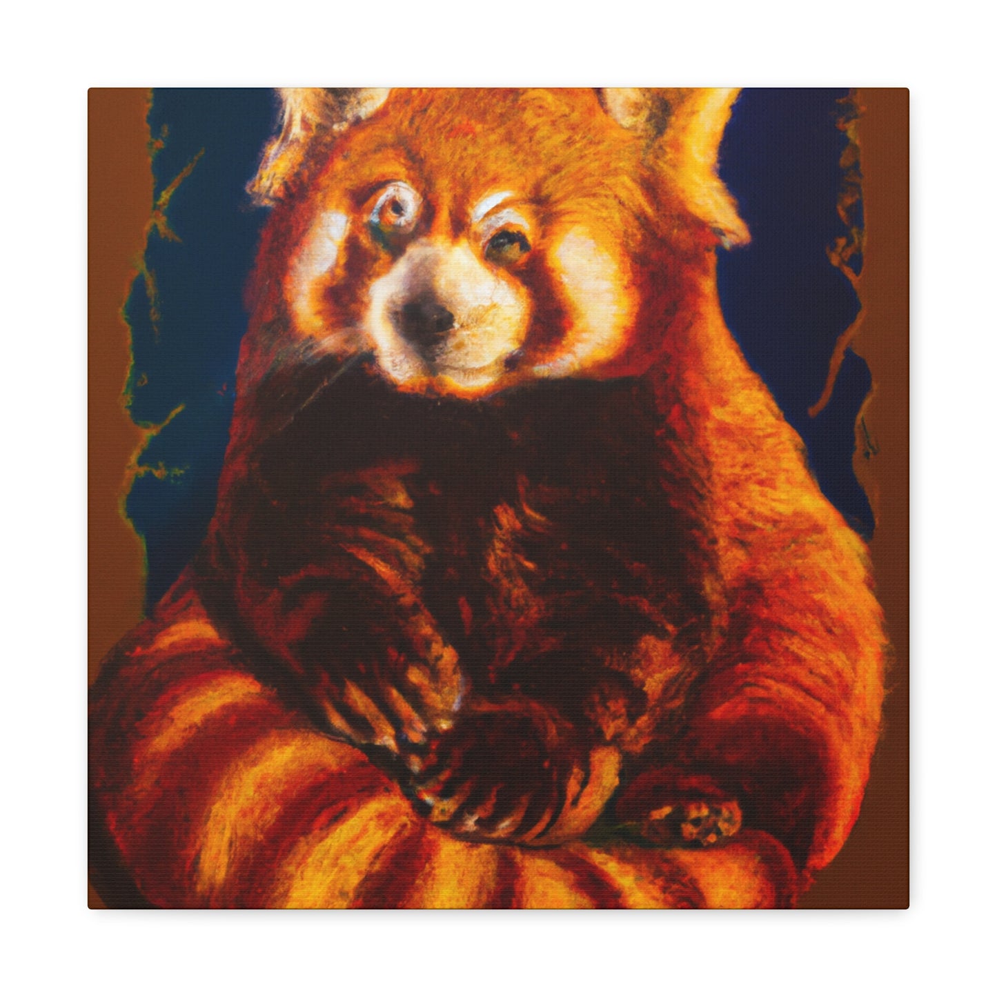 Red Panda Majesty - Canvas