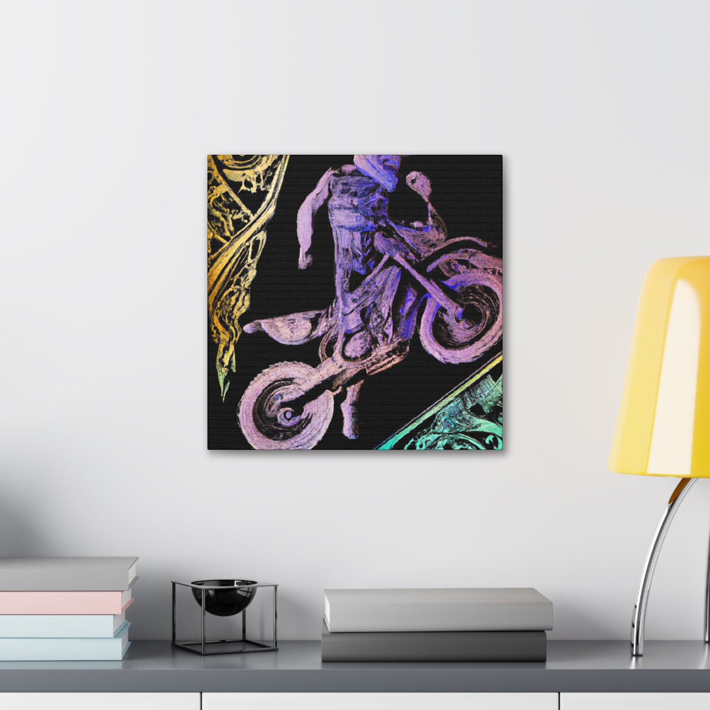 "Motocross inSplendor" - Canvas