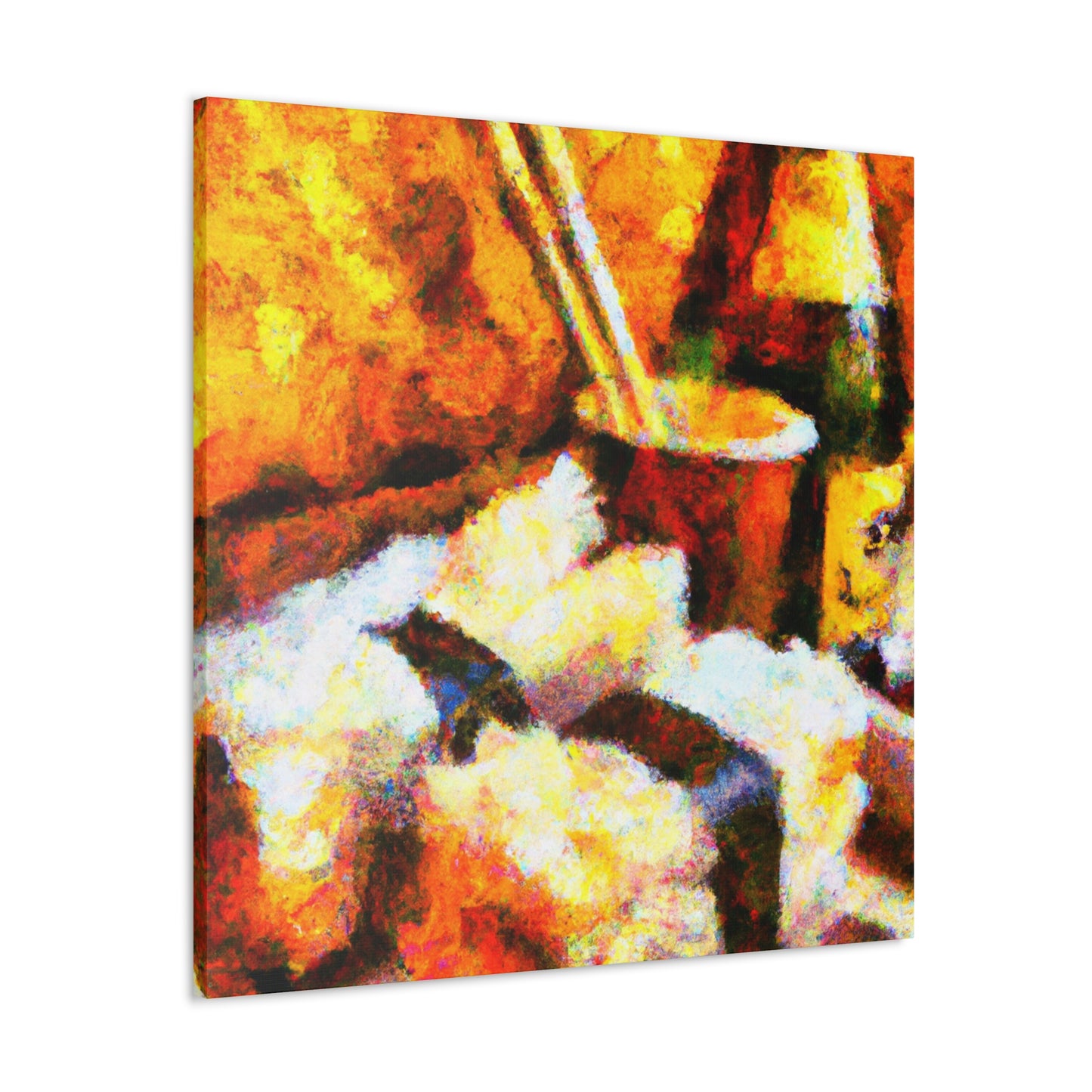 "Sushi in Expressionism" - Canvas