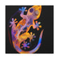 Gecko's Art Nouveau Dance - Canvas