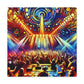 Rhythmic Night Reverberation - Canvas