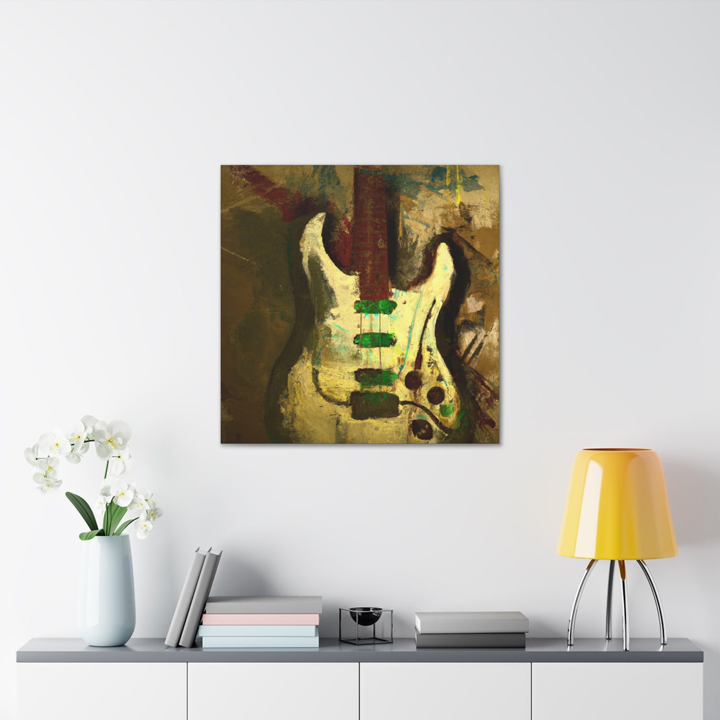 Electric Guitar Masterpiece - Canvas