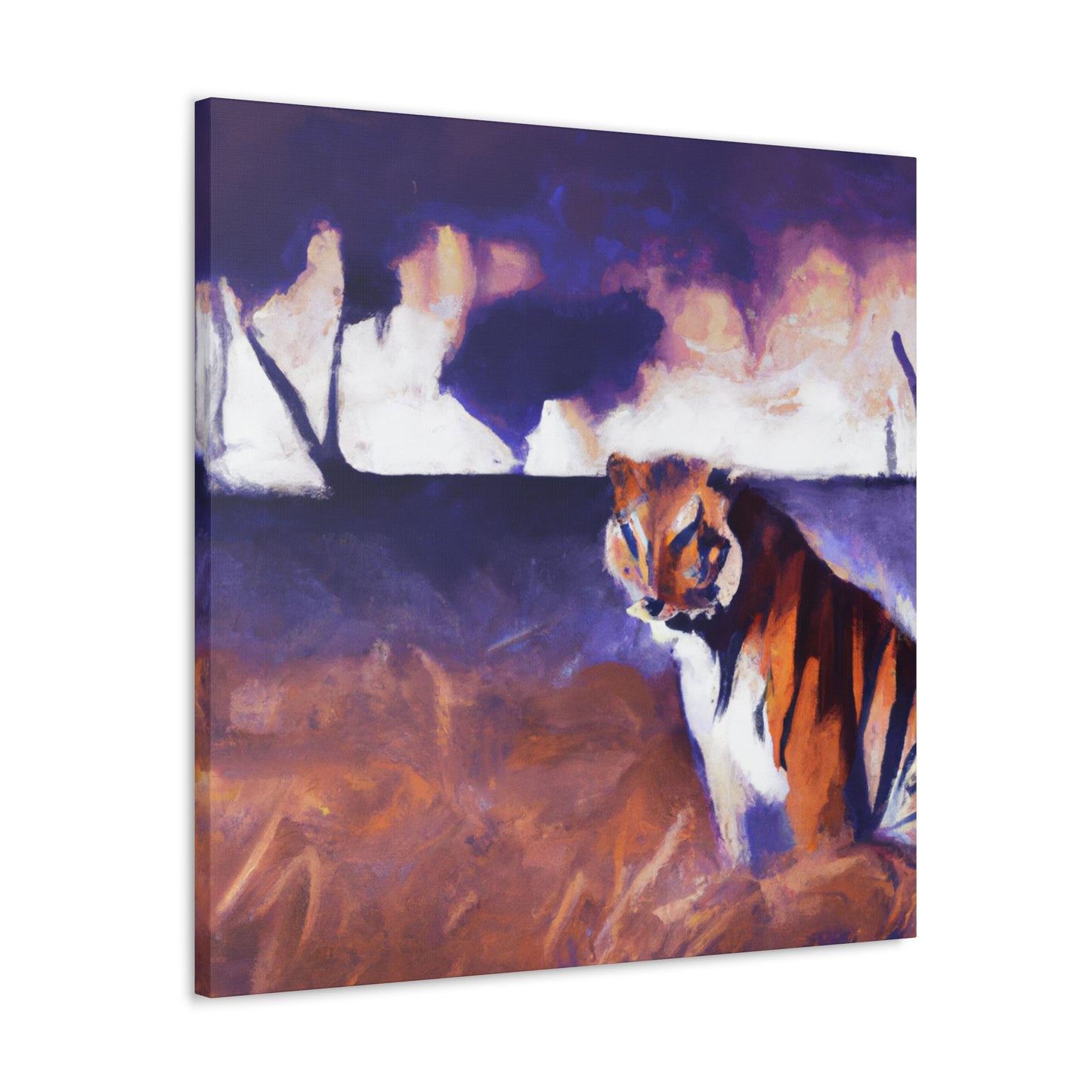 Tiger Roaring Majesty - Canvas