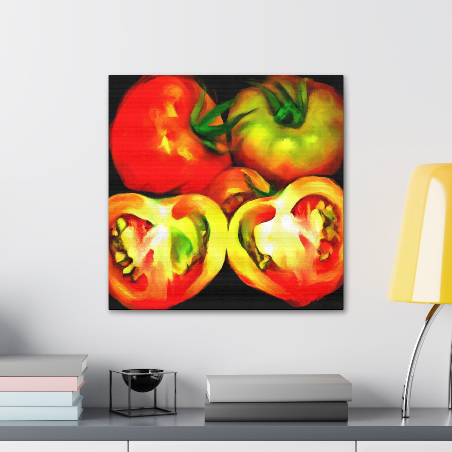 Tomato Temptation Unleashed - Canvas