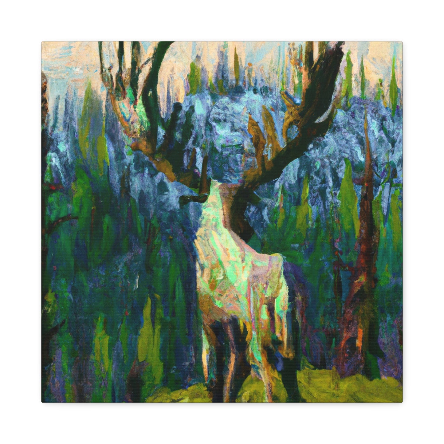 Majestic Elk Painting - Canvas