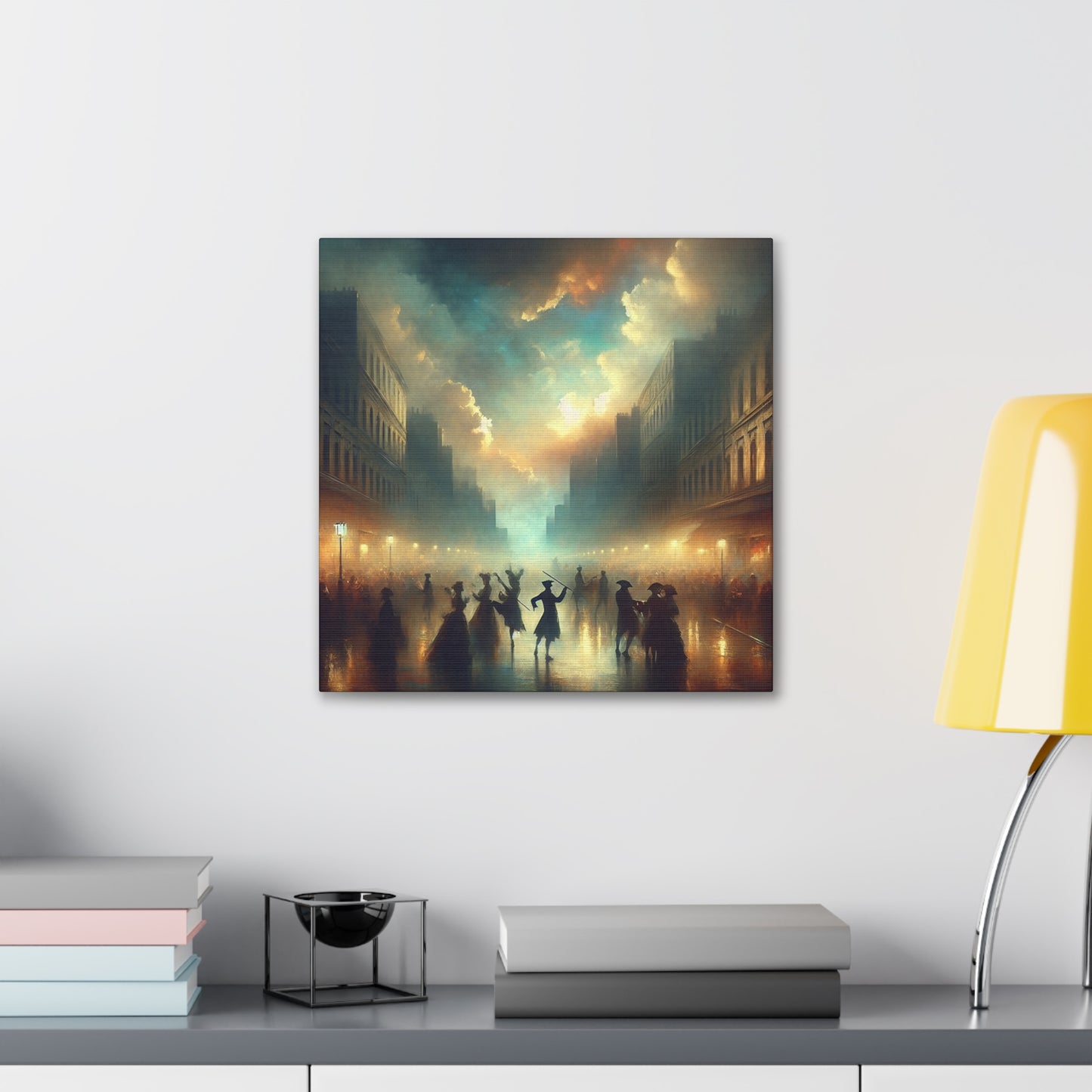 "Enchanting Street Serenade" - Canvas