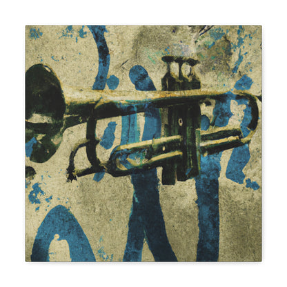 "Jazz's Shining Trumpet" - Canvas