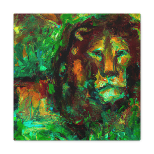 Majestic Lion Impression - Canvas