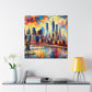 "Enchanting Melodies of Manhattan" - Canvas