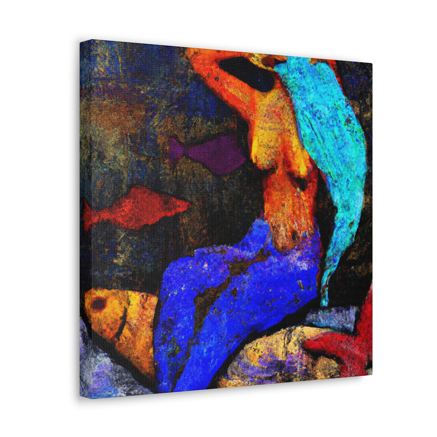 Mermaids in Moonlight - Canvas