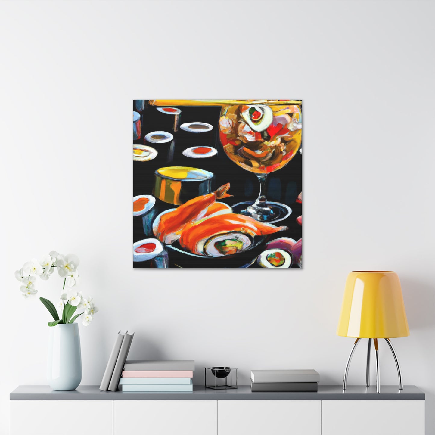 Sushi Through Tradition - Canvas