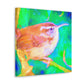 "Carolina Wren Impressionism" - Canvas