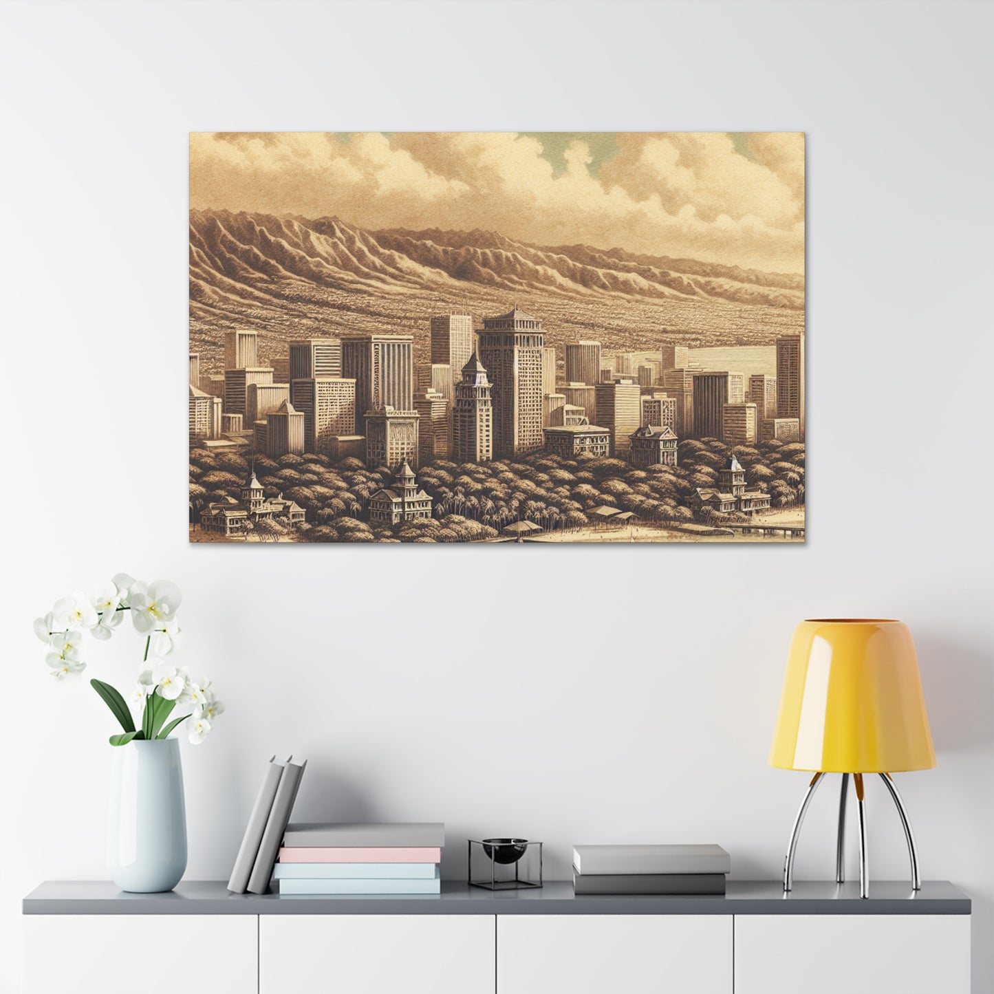 Eternal Honolulu Sunrise - Canvas