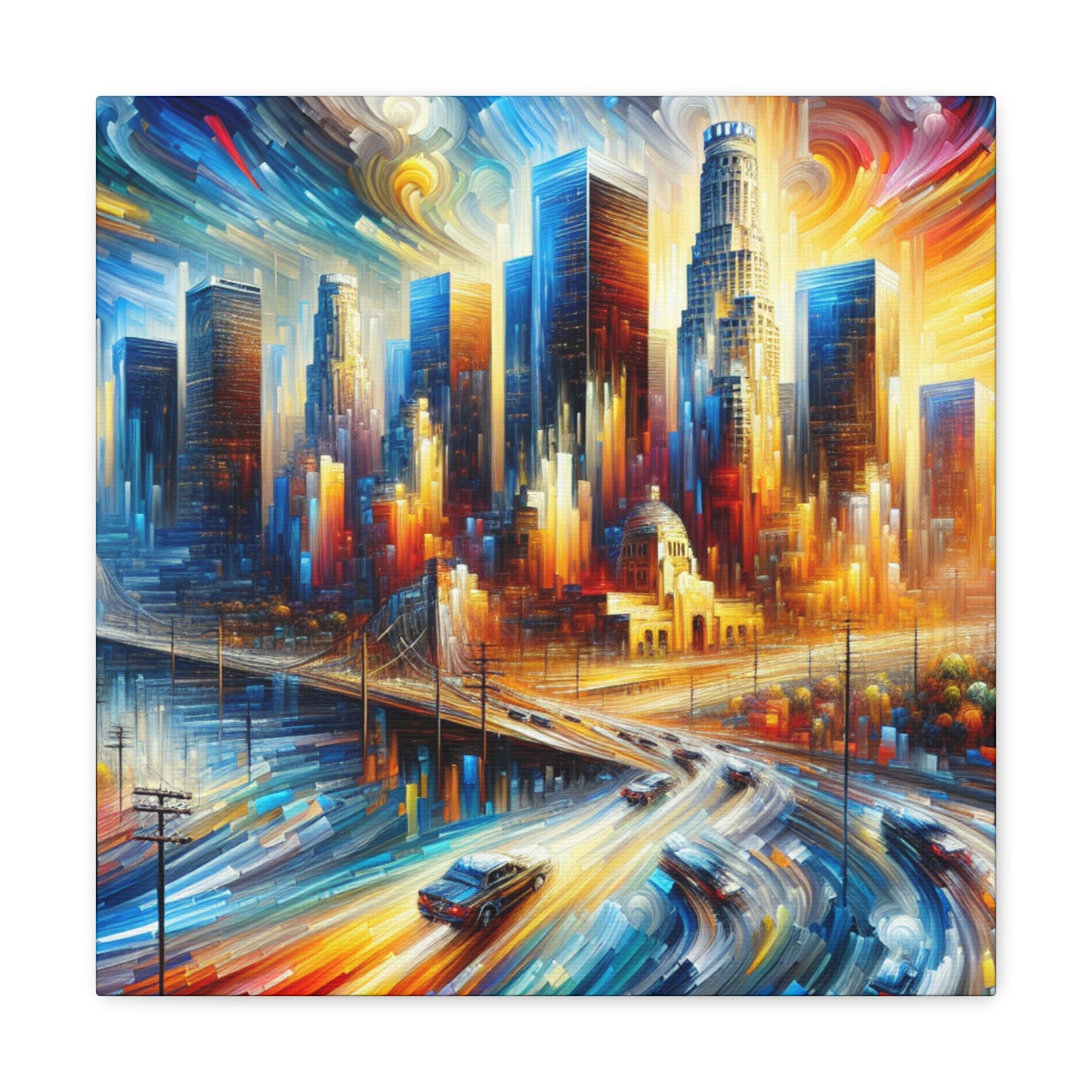 "Enigmatic L.A. Reverie" - Canvas