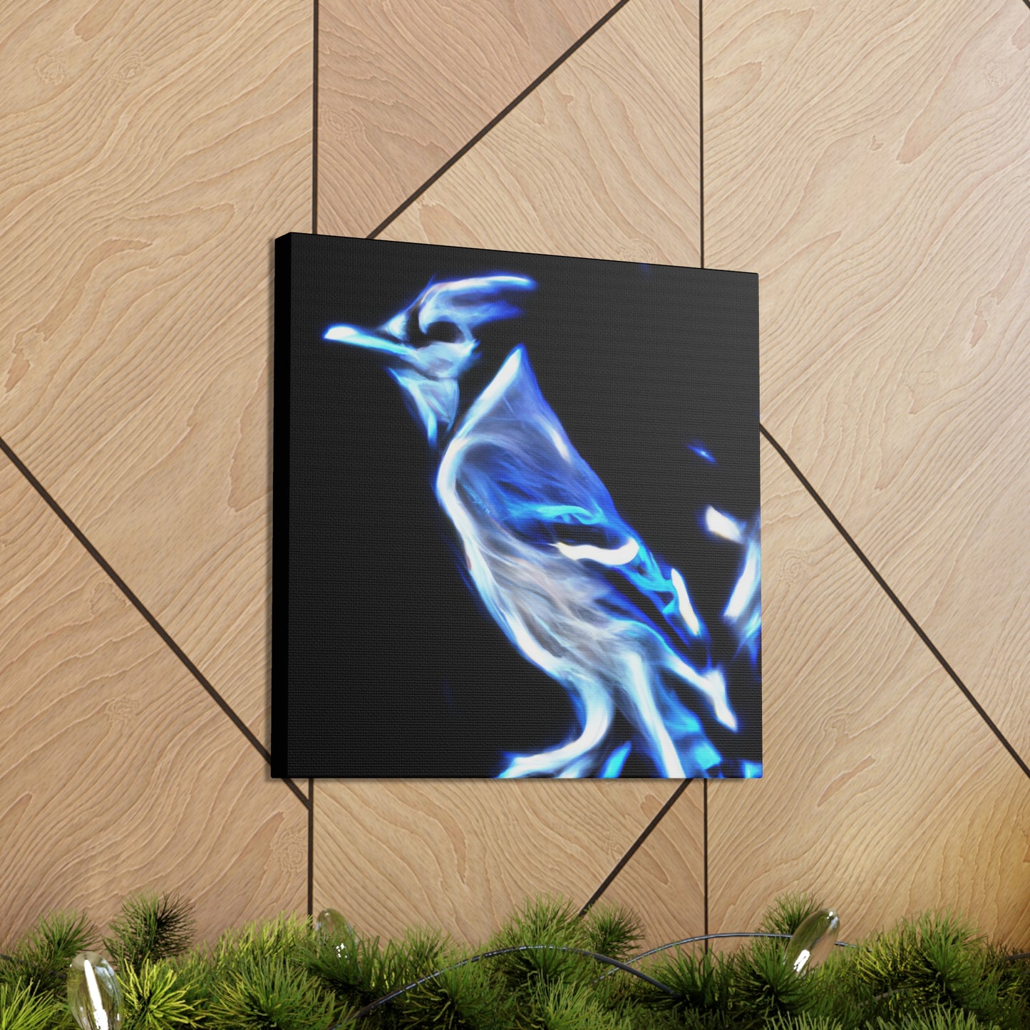 Blue Jay Expressionism - Canvas