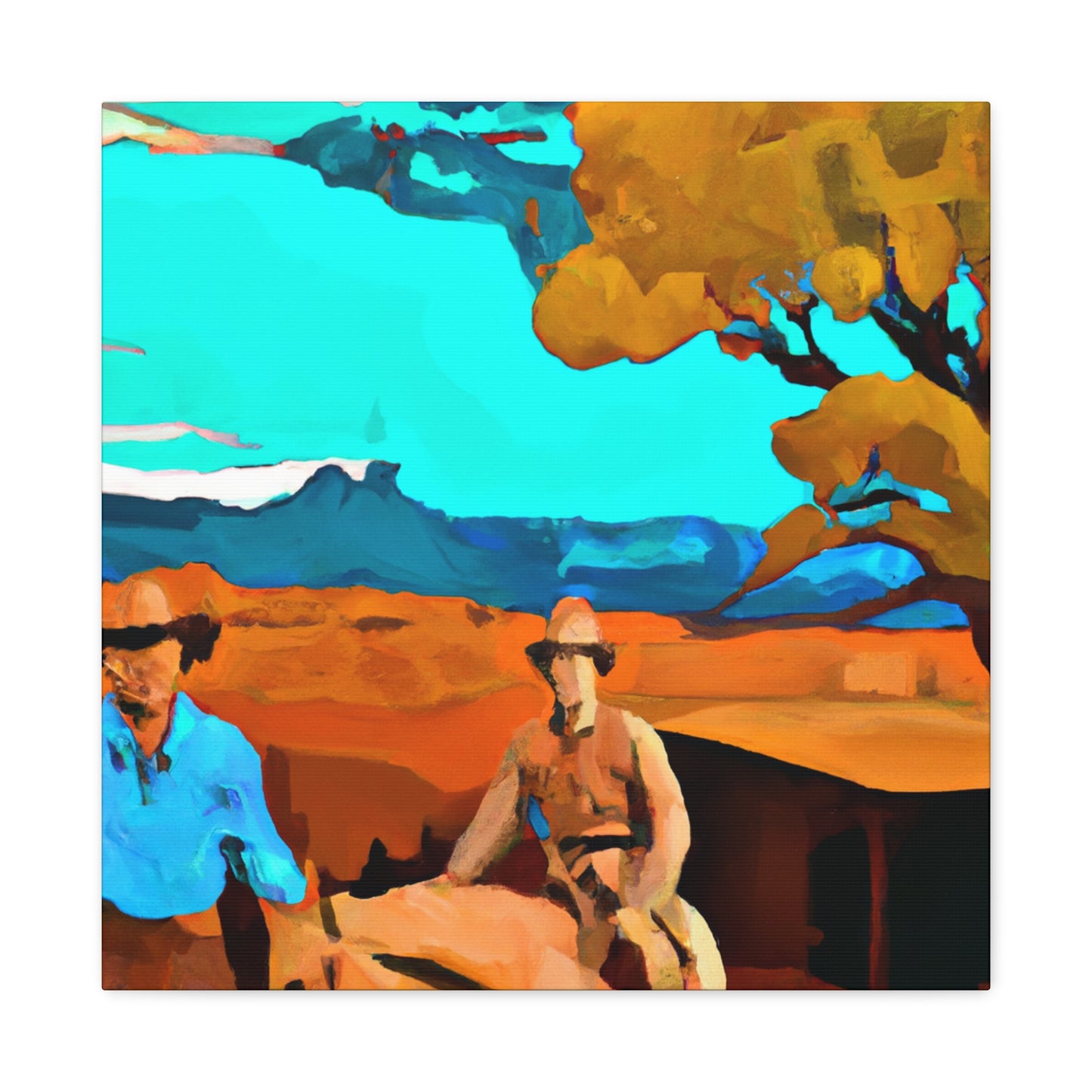 Rugged Western Wilderness - Canvas